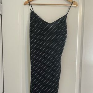 Lavender Brown Cowl Neck Dress